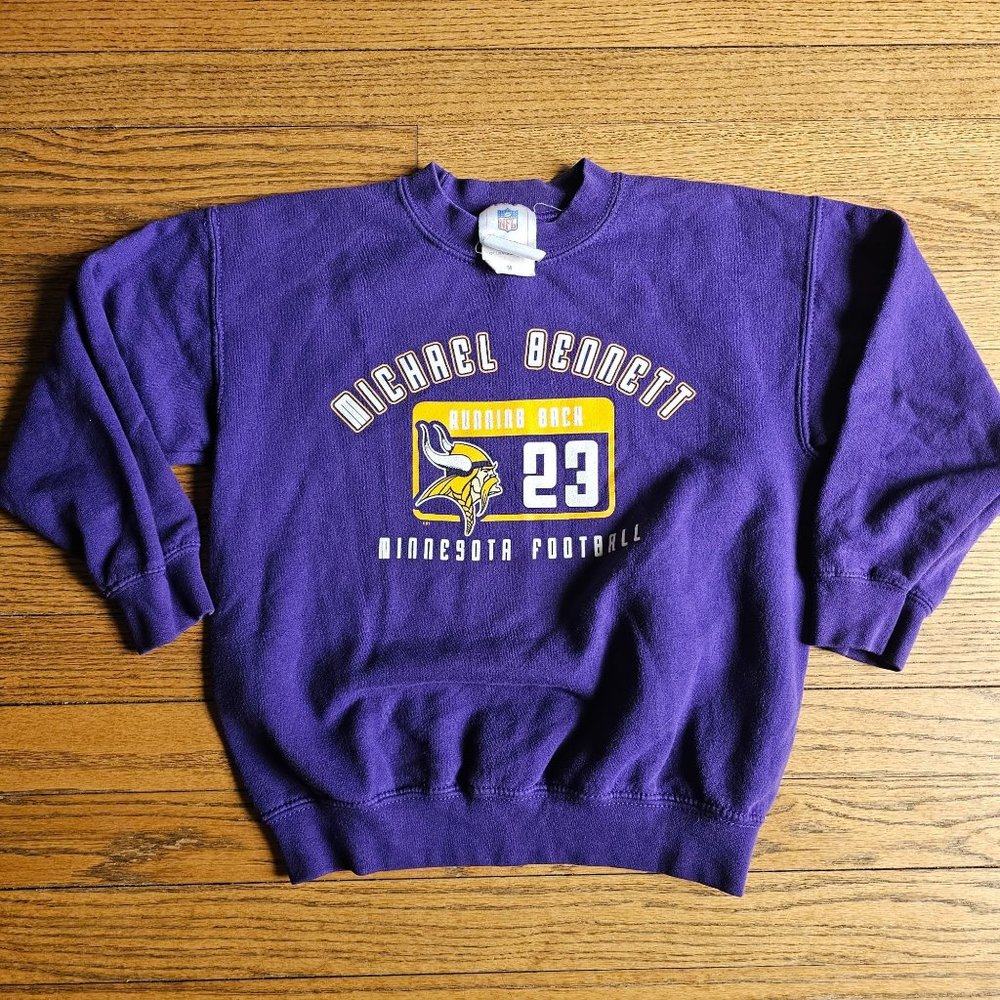 Vintage Medium Michael Bennett Vikings Sweatshirt